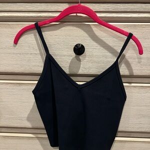 Women's Navy Ribbed Cami Top